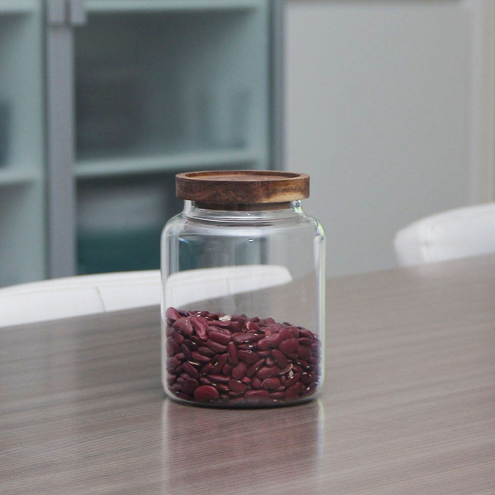 Frasco Vidrio Wood 1200 ml