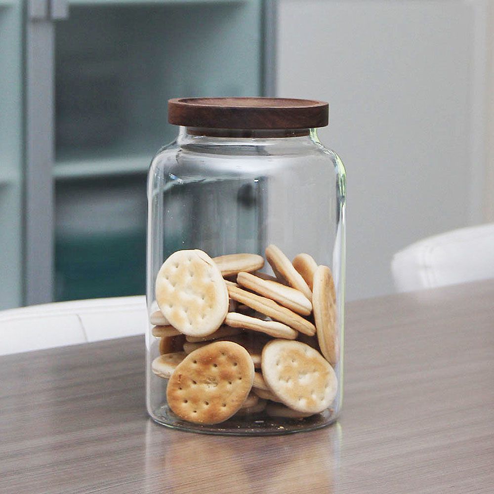 Frasco Vidrio Wood 2800 ml