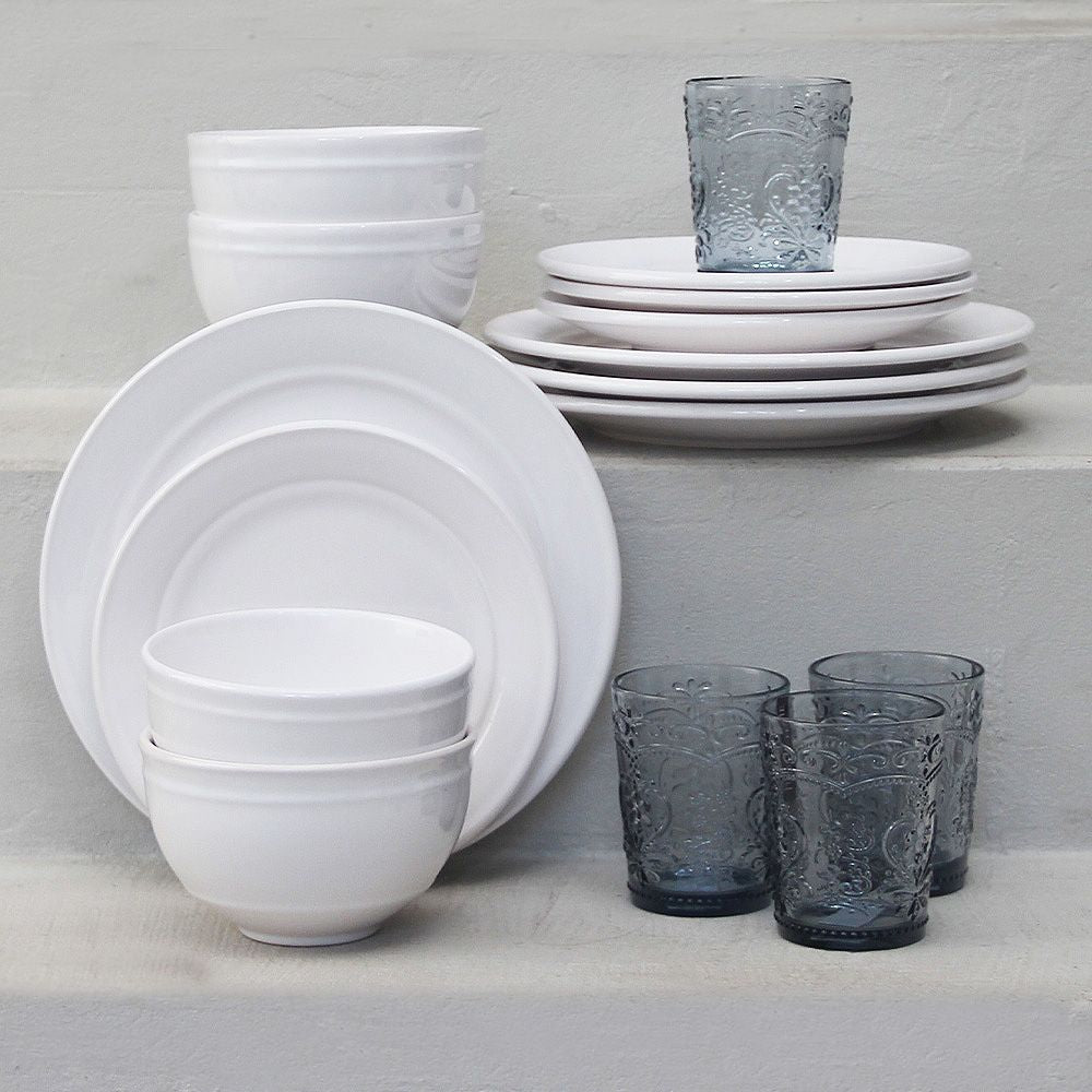 Juego 16 piezas Lisboa Vaso Hampton Blue