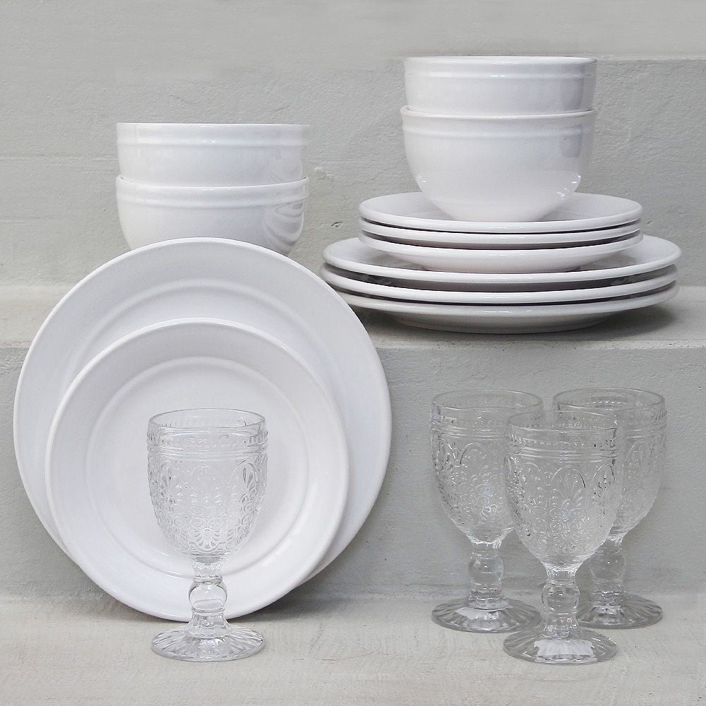 Juego 16 Piezas Lisboa Blanco / Alabama