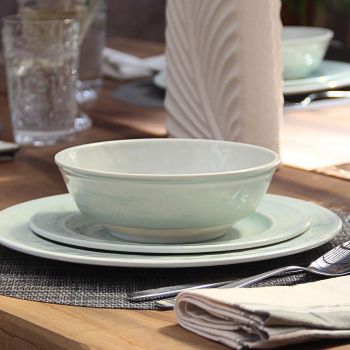 Juego 16 Piezas Melamina Menta/Vasos Martele