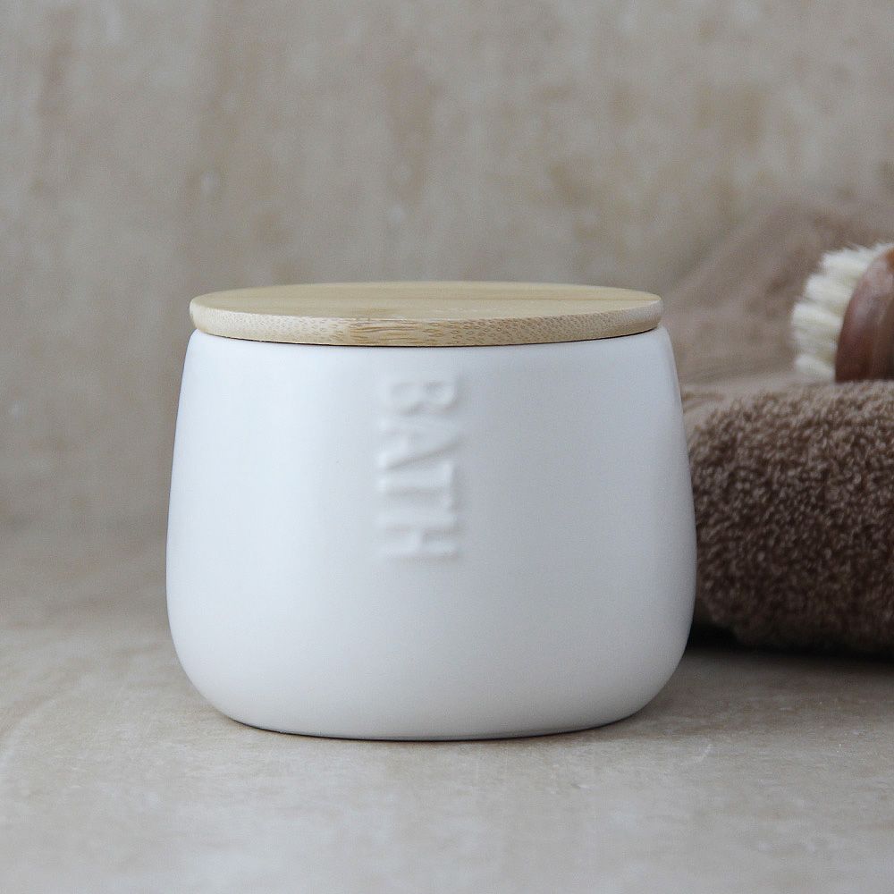 Porta Algodón Cosenza Blanco