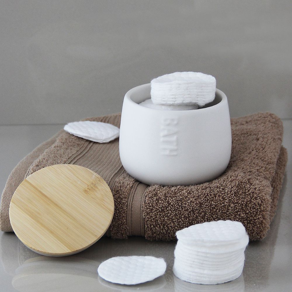 Porta Algodón Cosenza Blanco