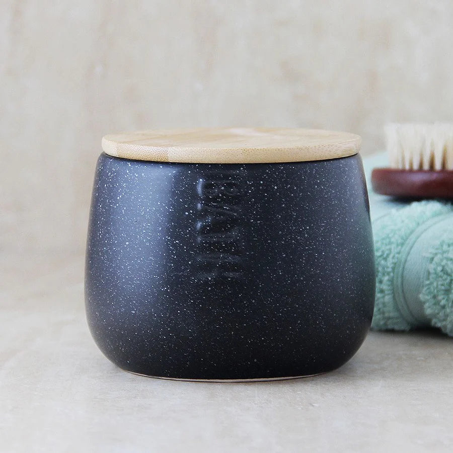 Pack 2 Piezas Bandeja Cosenza/Porta Algodón Cosenza Negro