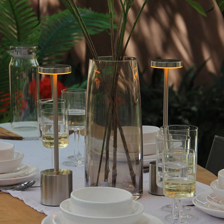 Pack 2 Lámparas Quebec Plata