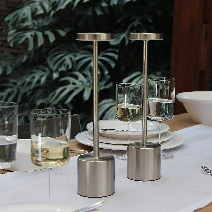 Pack 2 Lámparas Quebec Plata