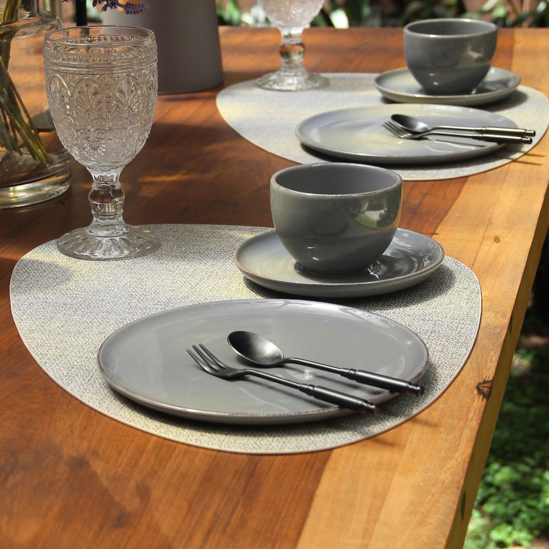 Plato Postre Positano Grey