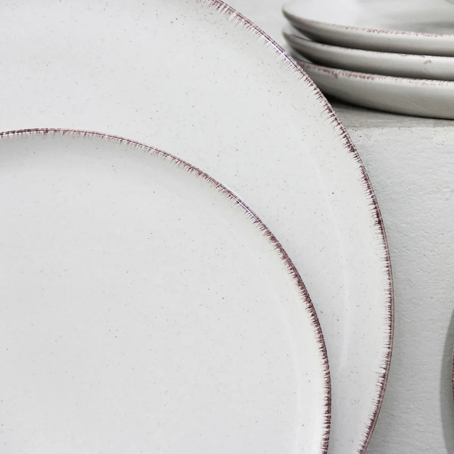 Pack 6 Platos Playos Positano Cream