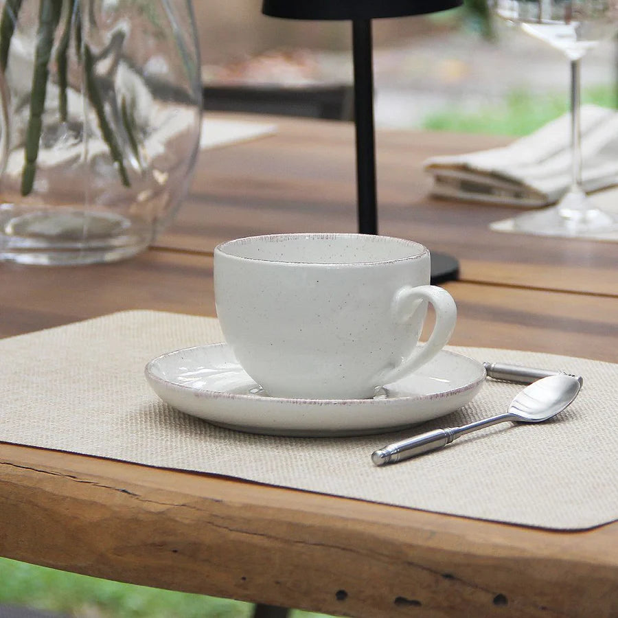 Juego 12 Piezas Positano Cream Tazas de té