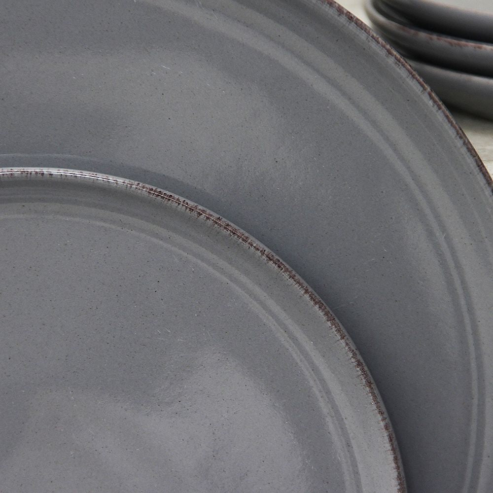 Plato Postre Positano Grey