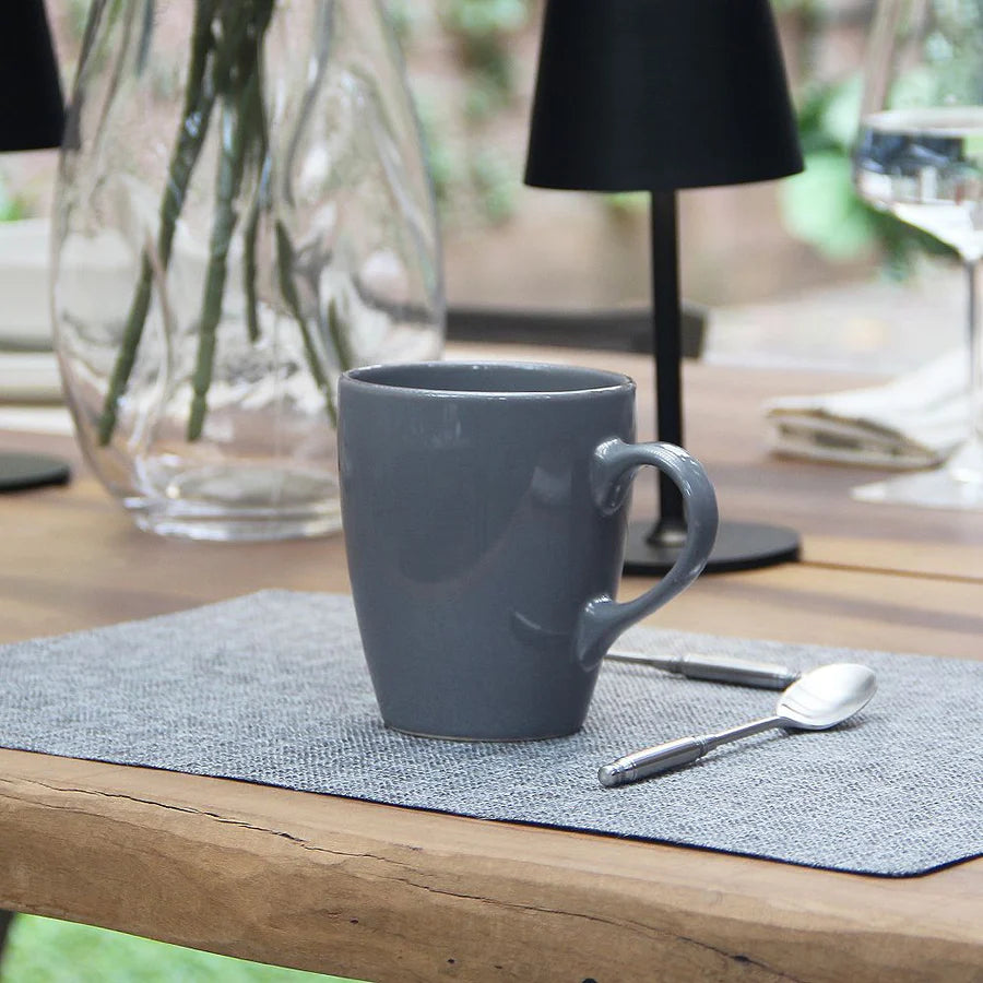 Juego 16 Piezas Positano Grey Jarros/Tazas Té