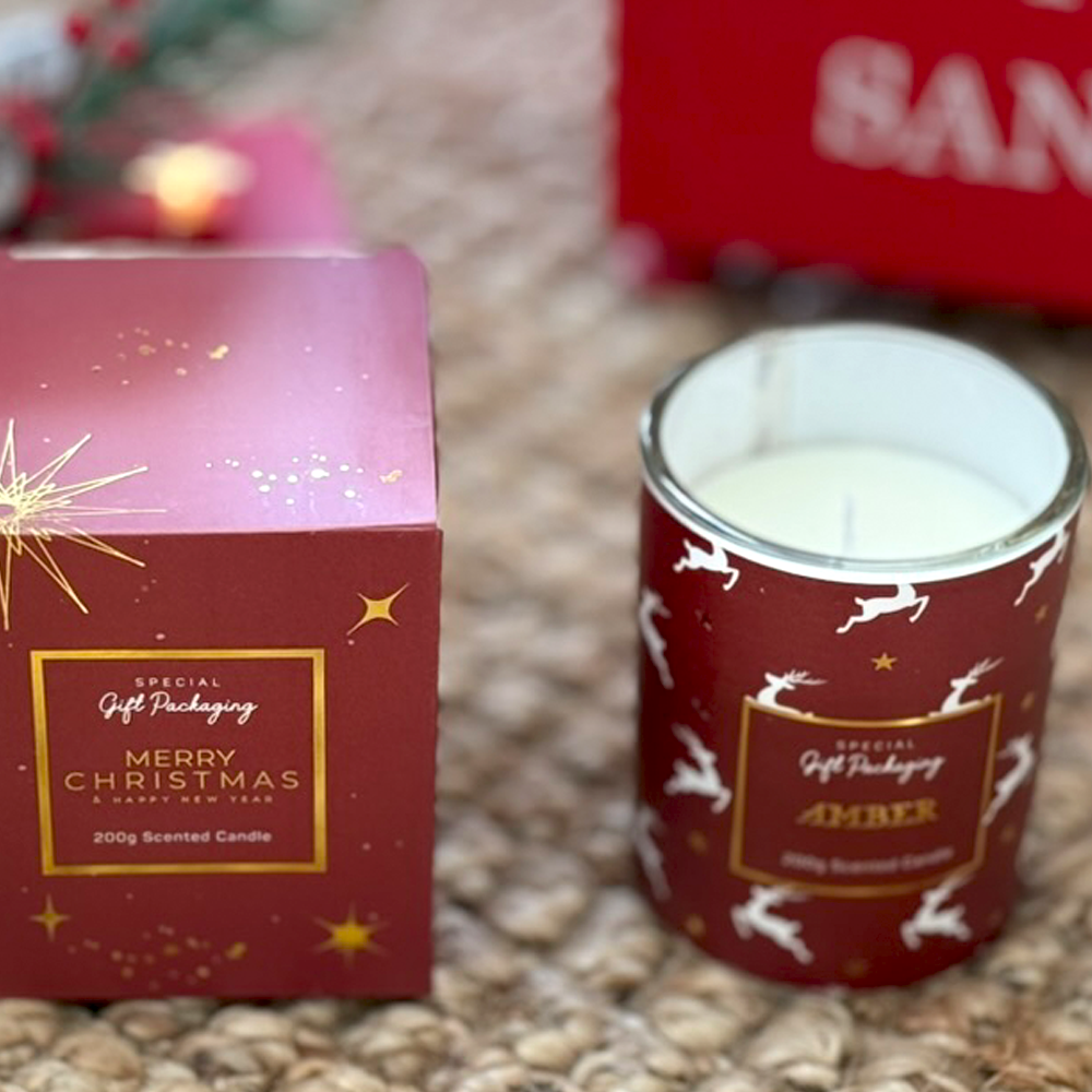 Vela Christmas Red Amber