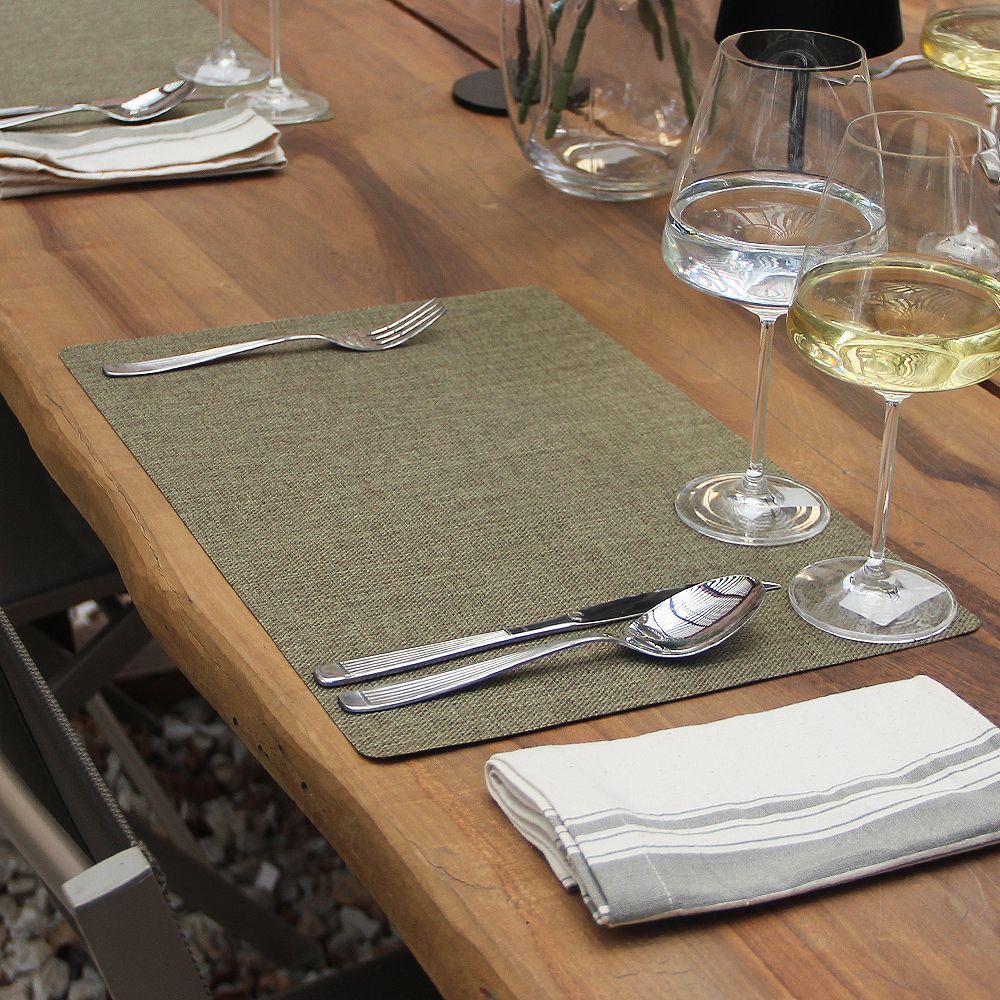 Individual Simil Lino Verde