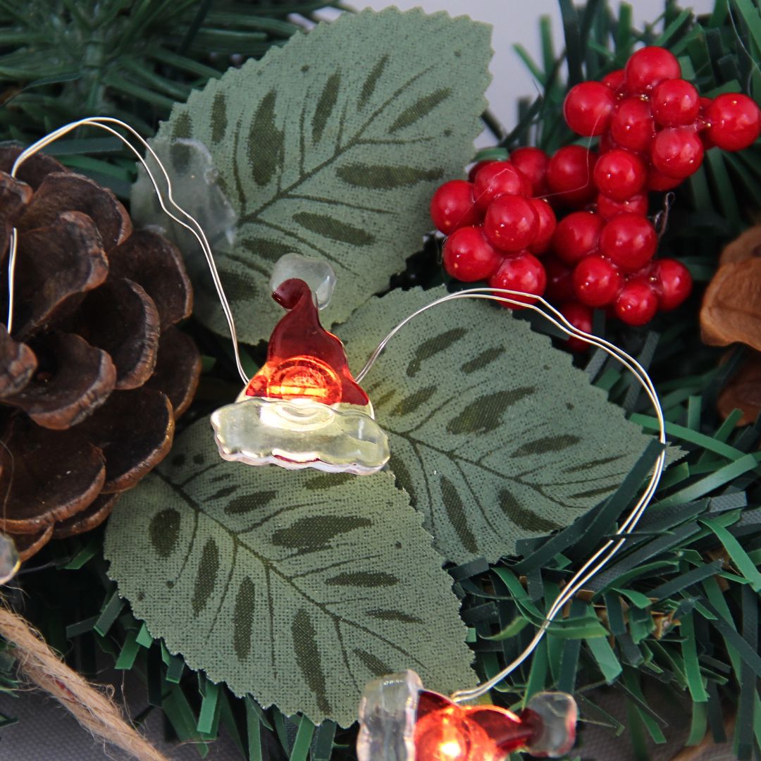 Luces Navideñas Gorro Santa