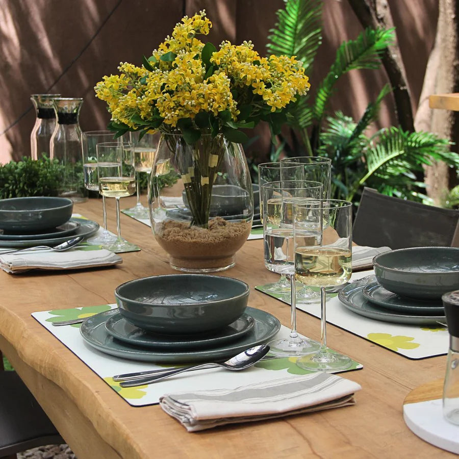 Juego 16 Piezas Positano Green/Tazas de té