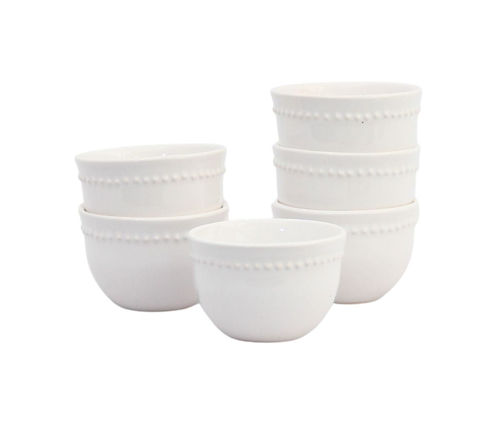 Pack 6 Bowls Mini Queen Blanco