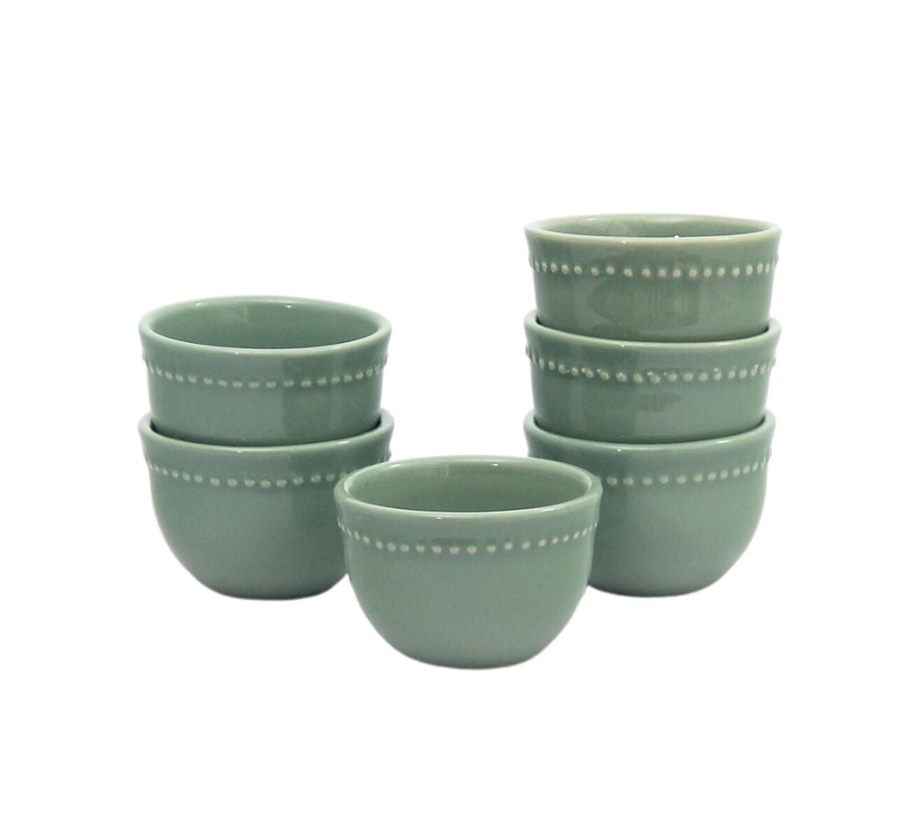 Pack 6 Bowls Mini Queen Verde