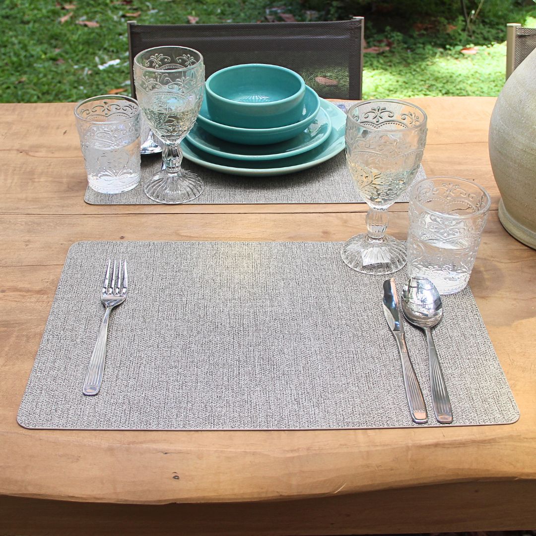 Individual Rect Birka Gris Claro