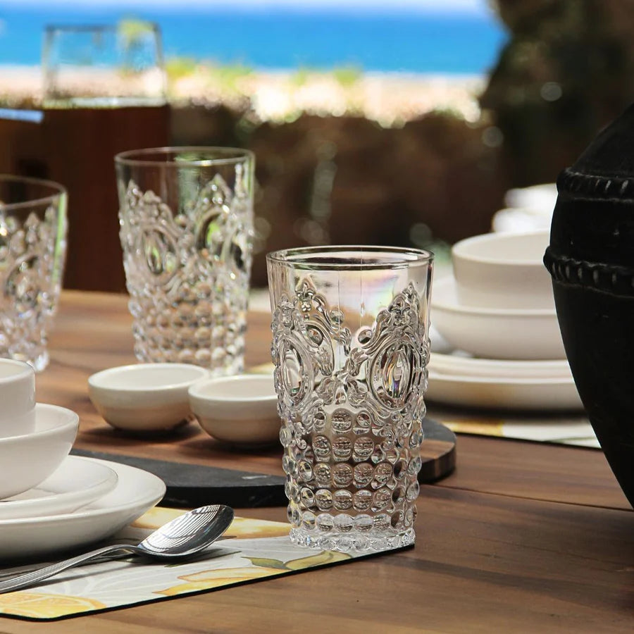 Juego 6 Vasos Altos Acrílico Imperial