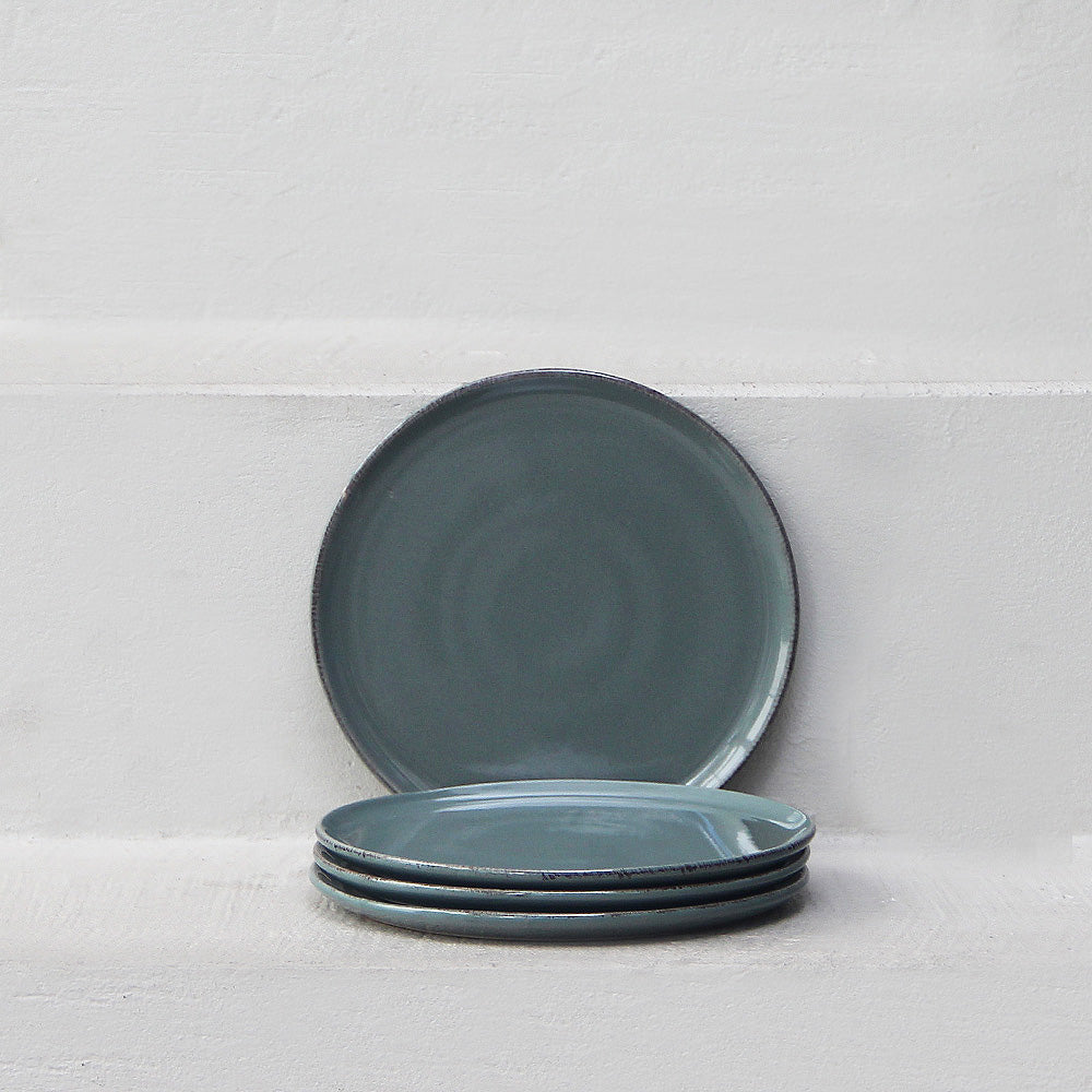 Pack 4 Platos Postre Positano Green