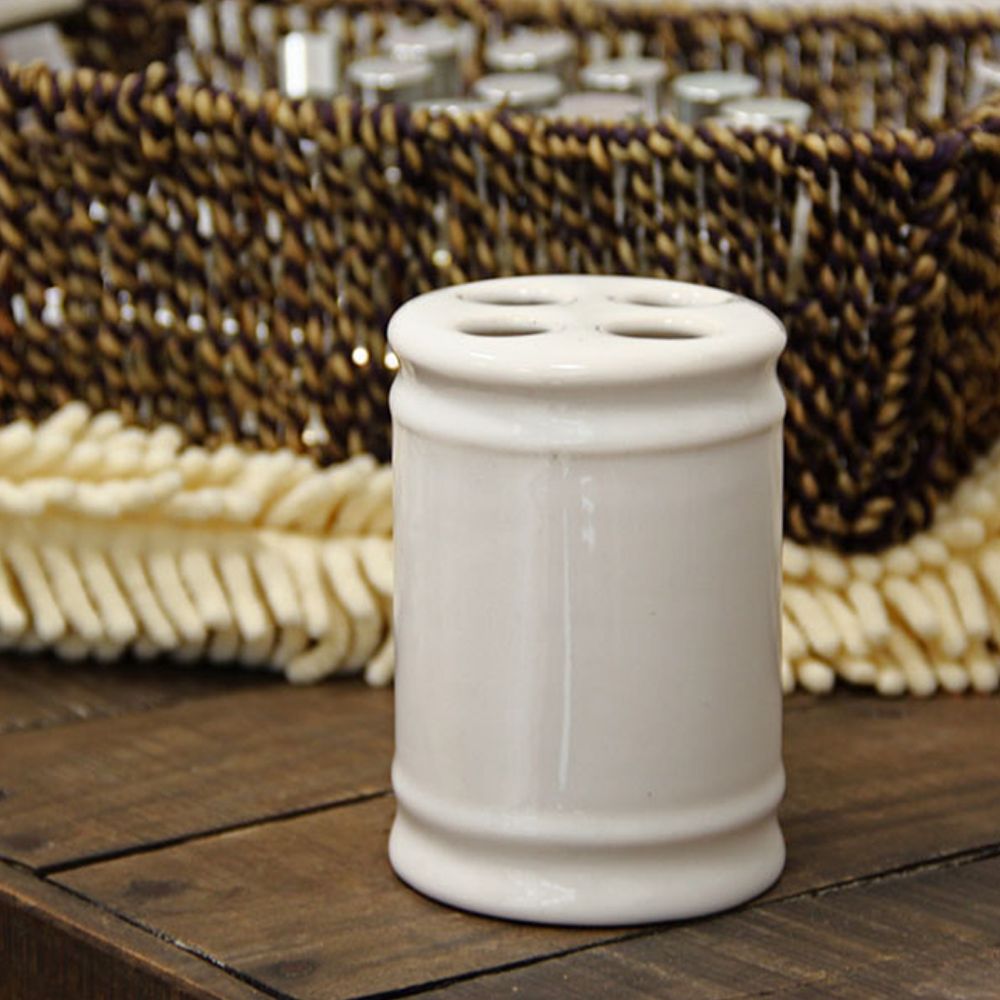 Porta Cepillos Blanco