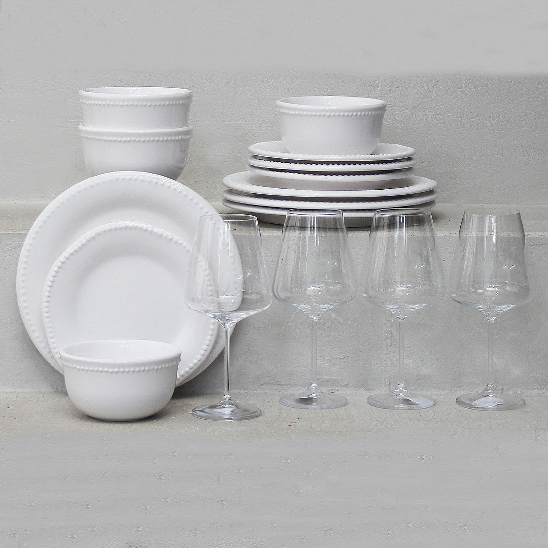 Juego 16 Piezas Queen/Copas Genova Agua