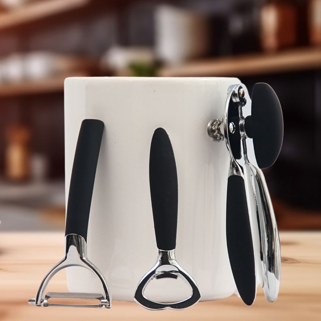 Pack 3 utensilios Black Premium