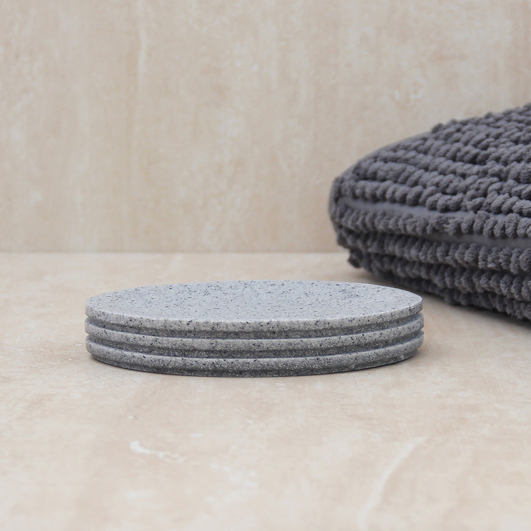 Dispenser Piedra Rayas Gris