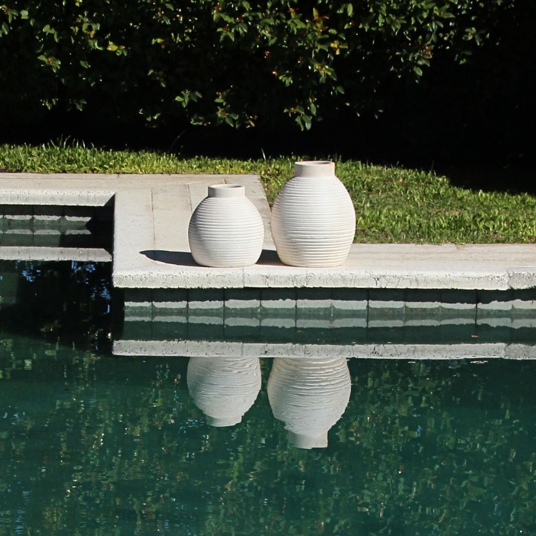 Florero Borgoña Chico