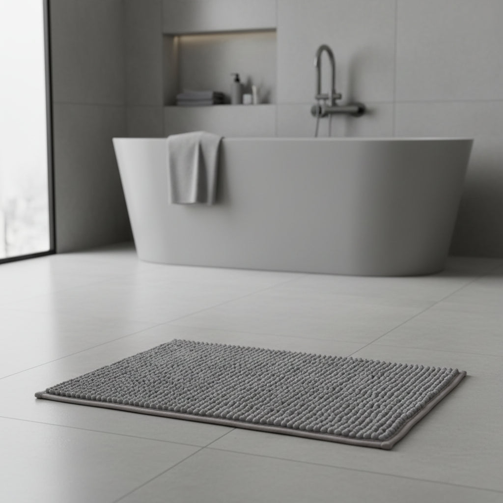 Alfombra de Baño Boucle Gris