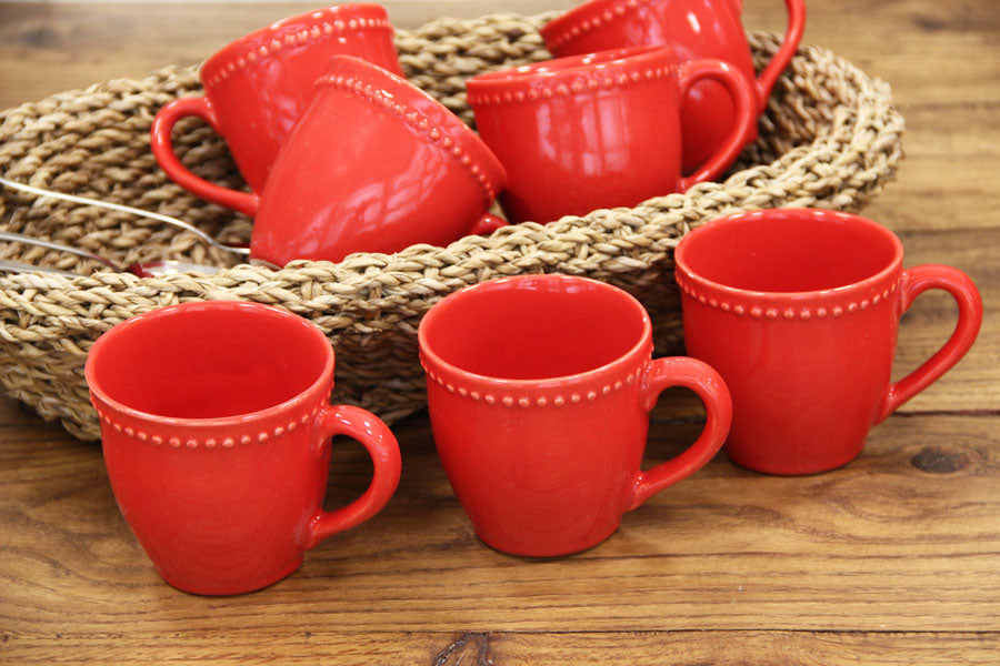 Juego 4 Piezas Queen Rojo