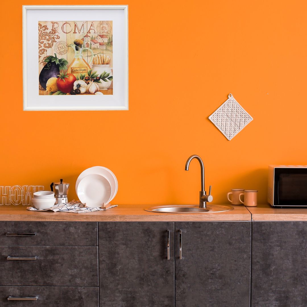 Cuadro Roma 40x40 cm Marco Claro