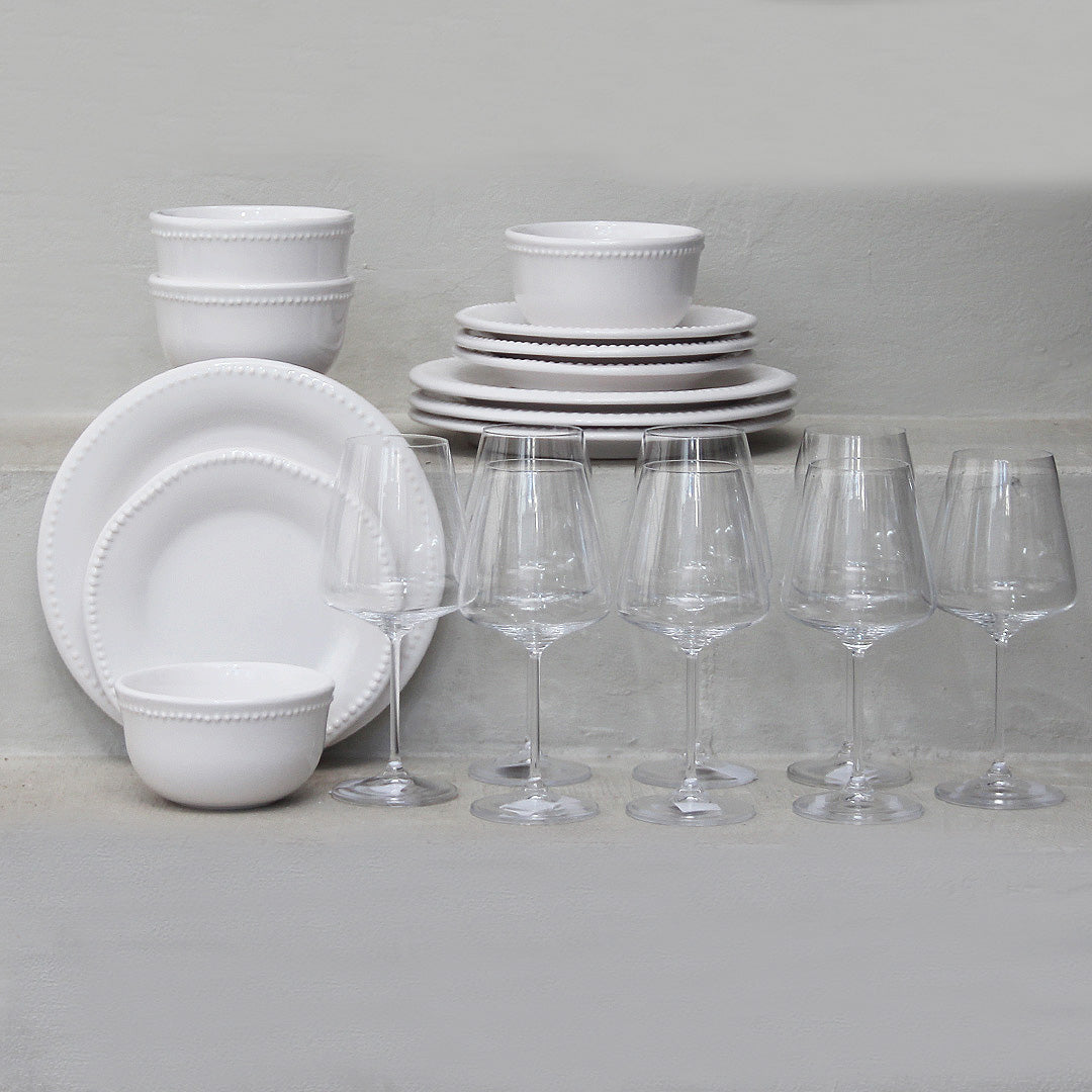 Juego 20 Piezas Queen/Copas Genova/Agua/Vino