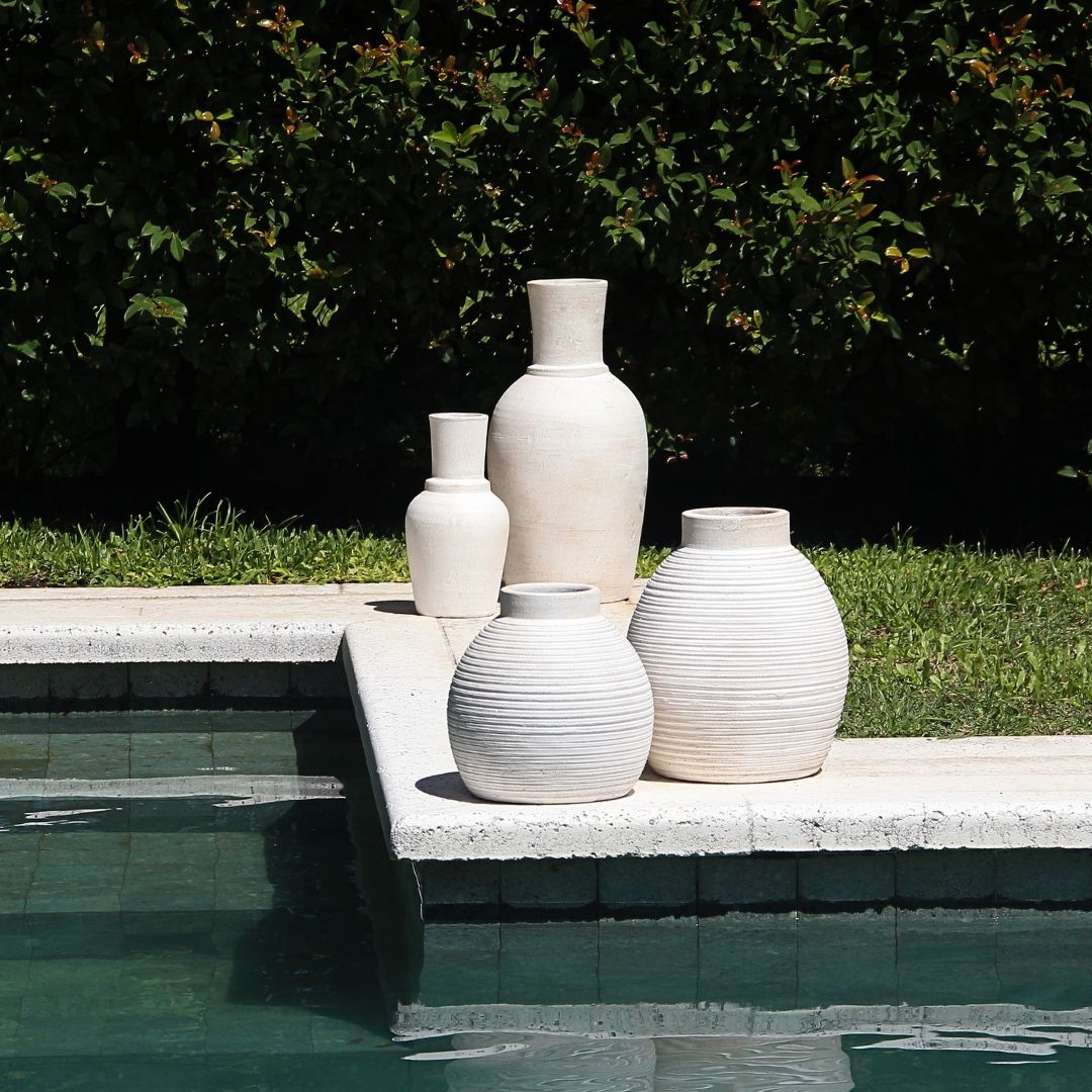 Florero Borgoña Grande