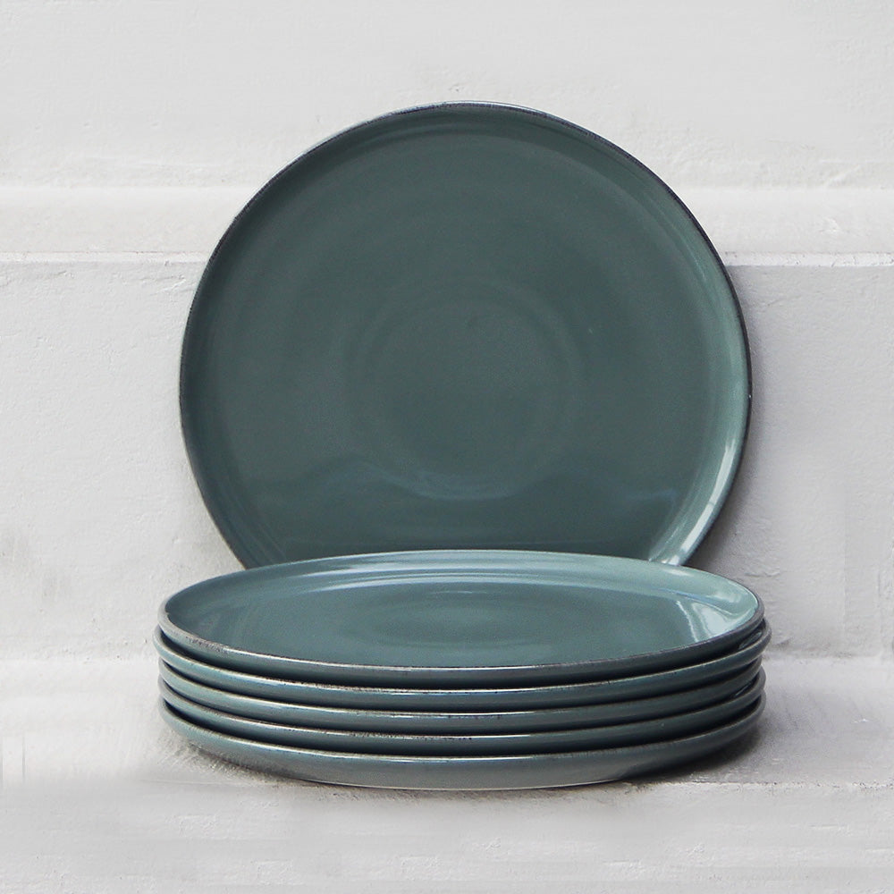 Pack 6 Platos Playos Positano Green