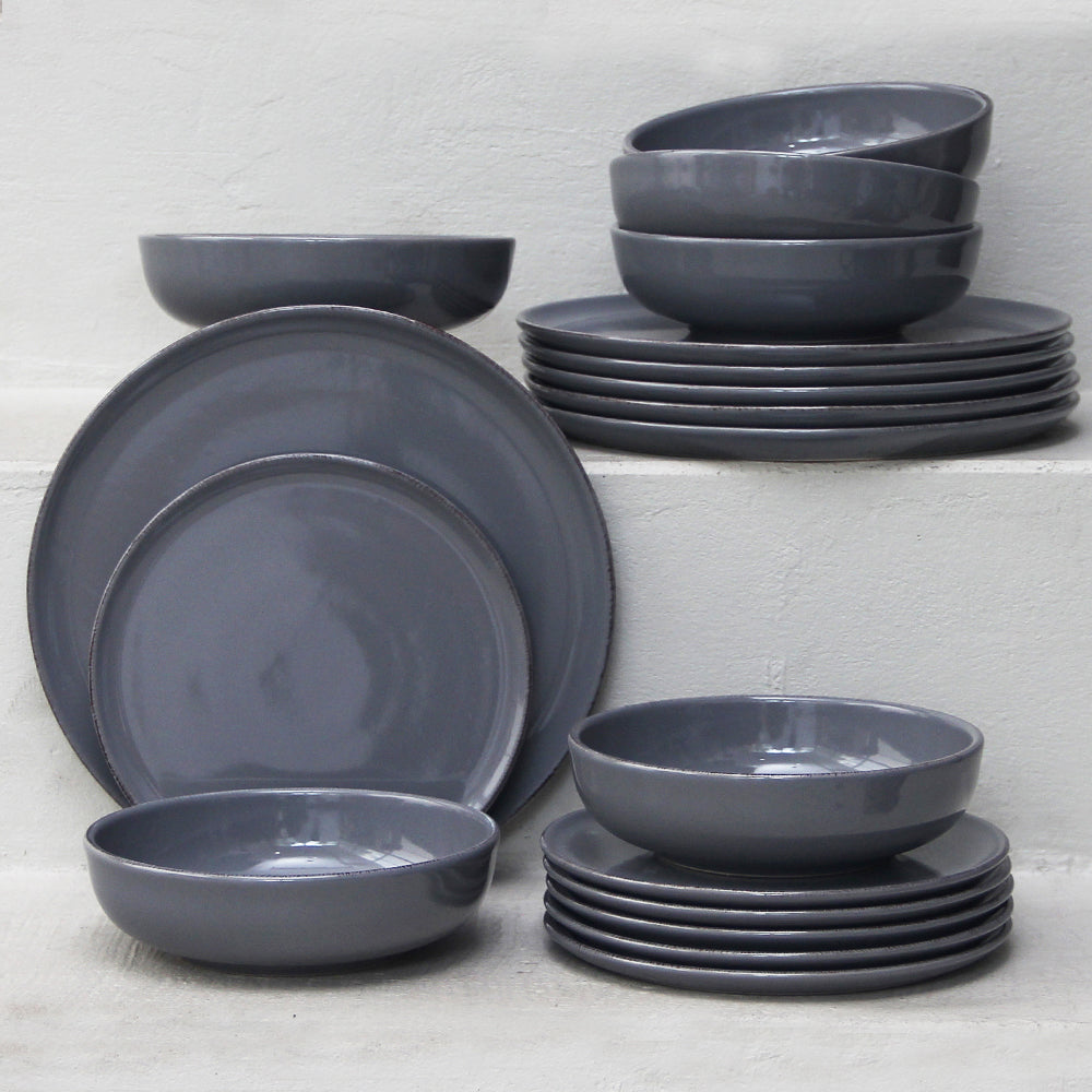 Juego 18 Piezas Positano Grey