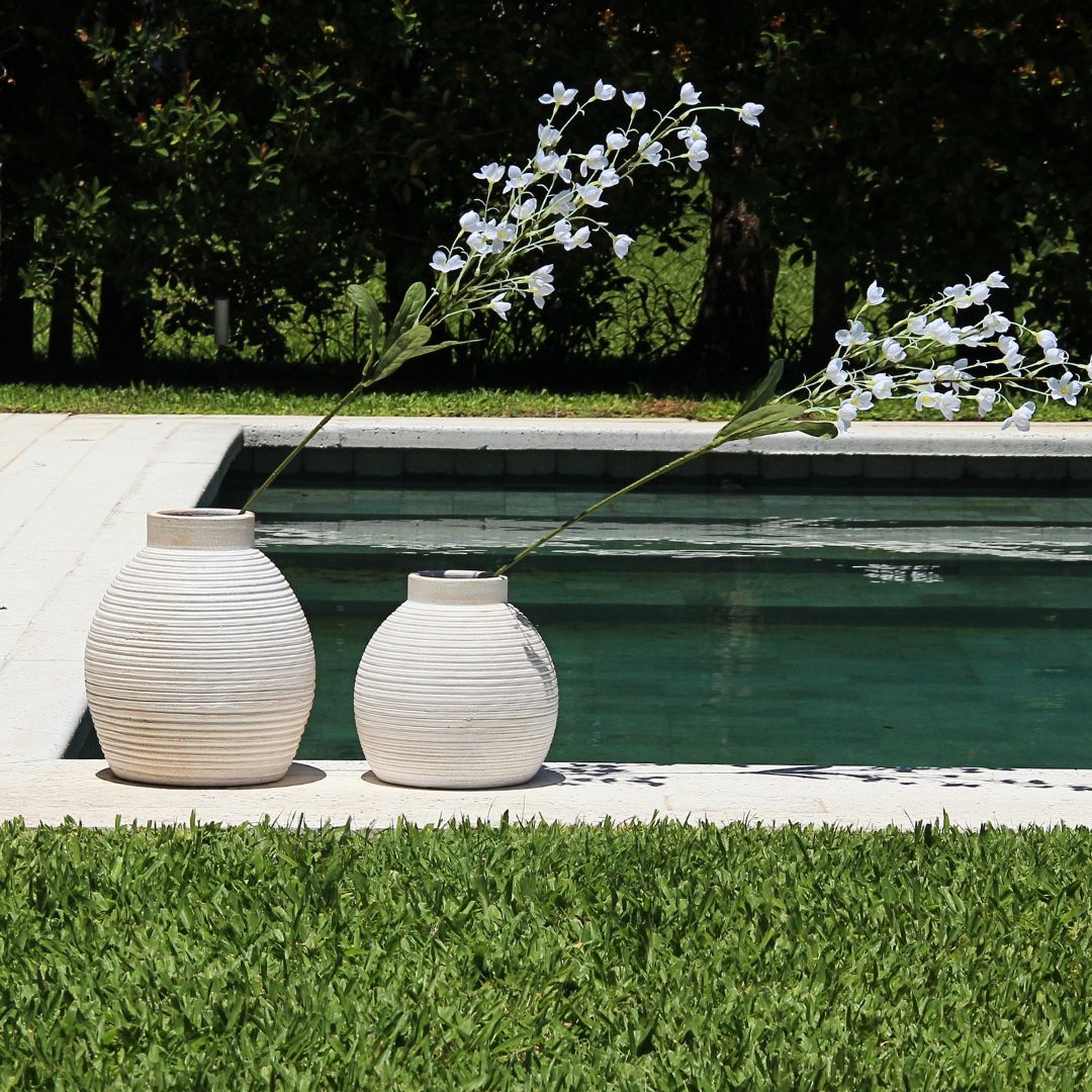 Florero Borgoña Chico