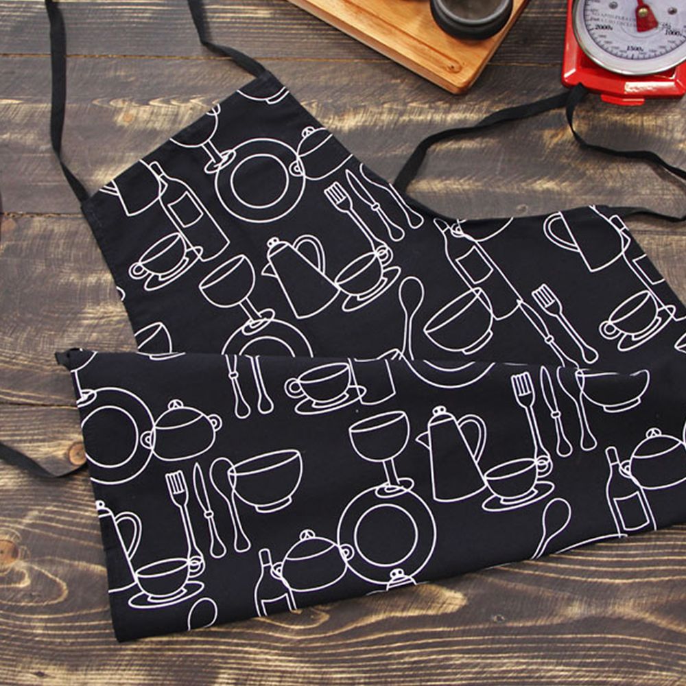 Delantal Kitchen Negro