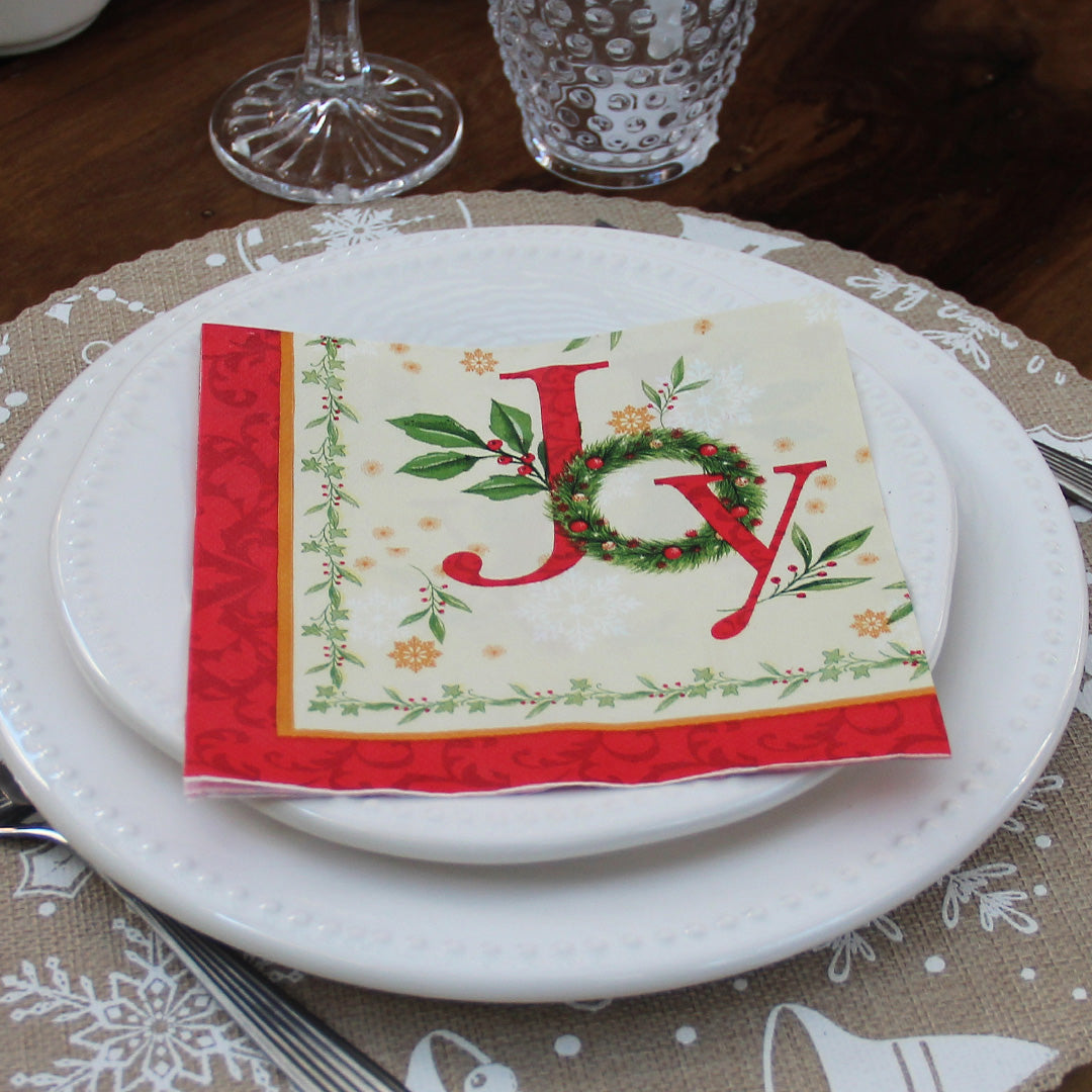 Paquete de Servilletas Joy Christmas