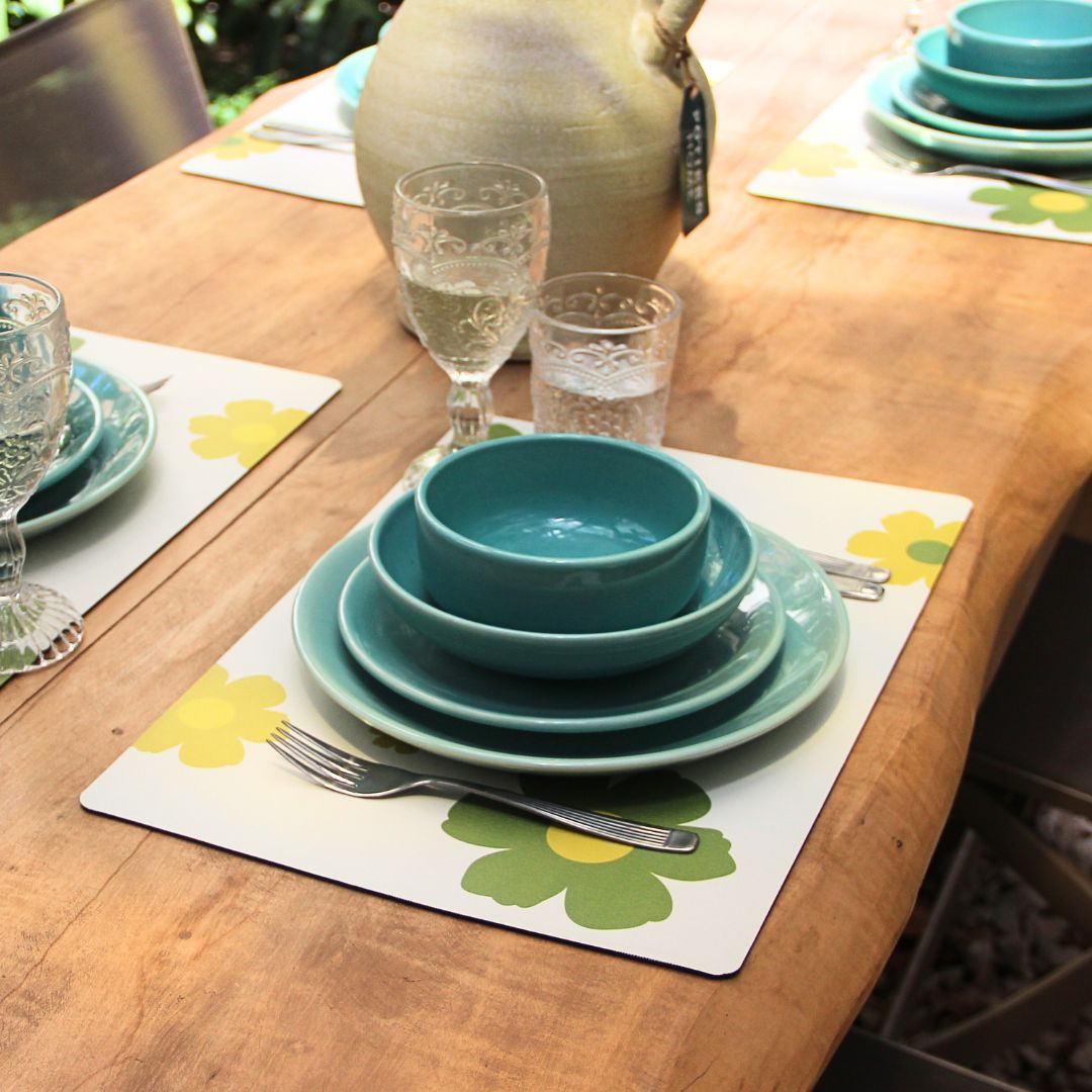 Plato Postre Daily Turquesa