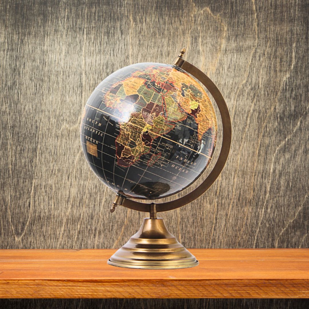 Globo Terraqueo Base Antique 32 cm