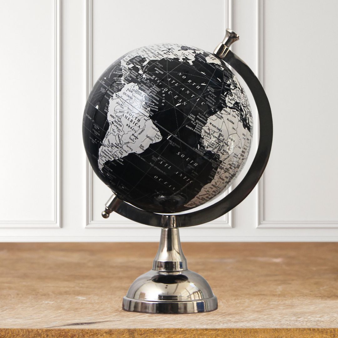 Globo Terraque B&W 41 cm