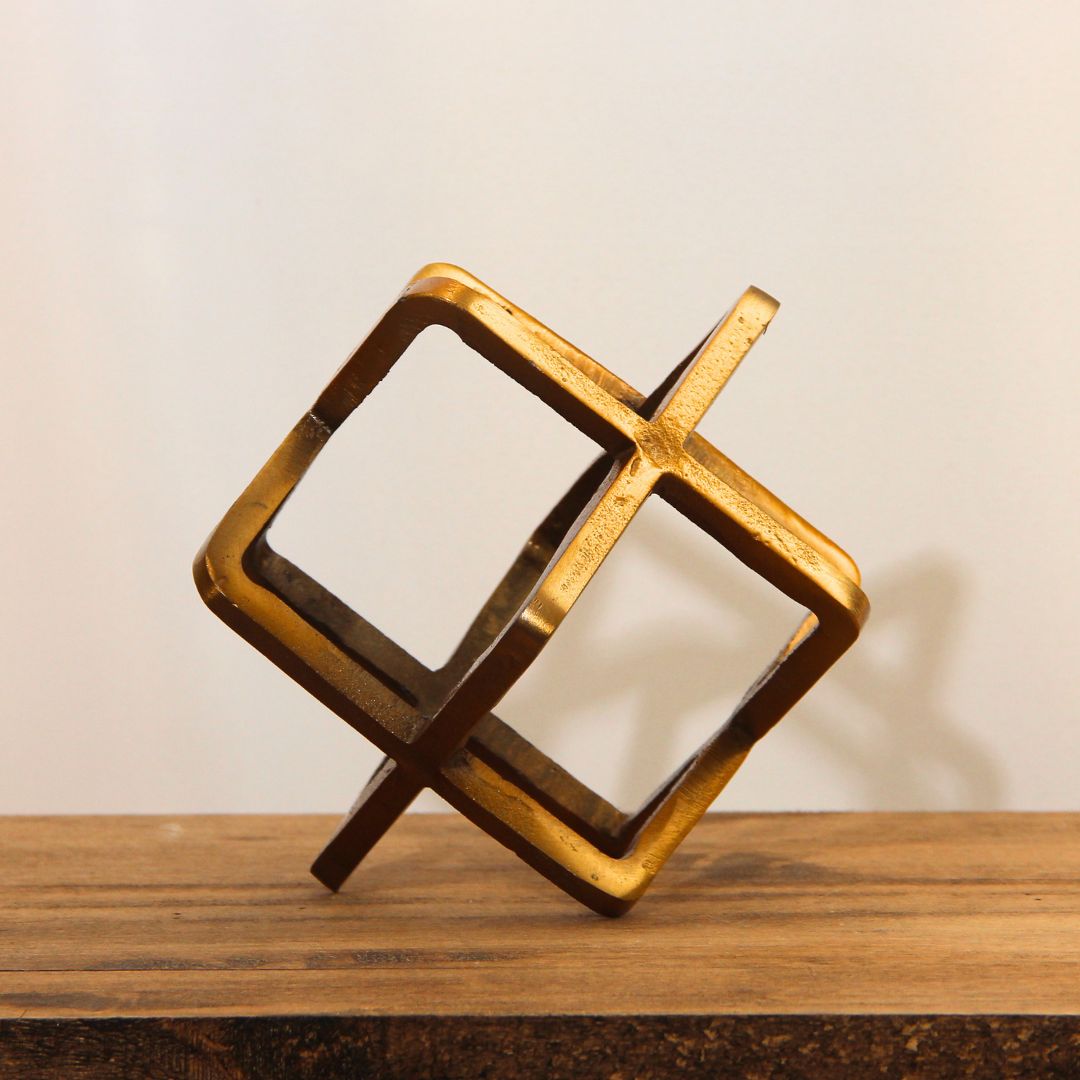 Objeto Deco Square Gold