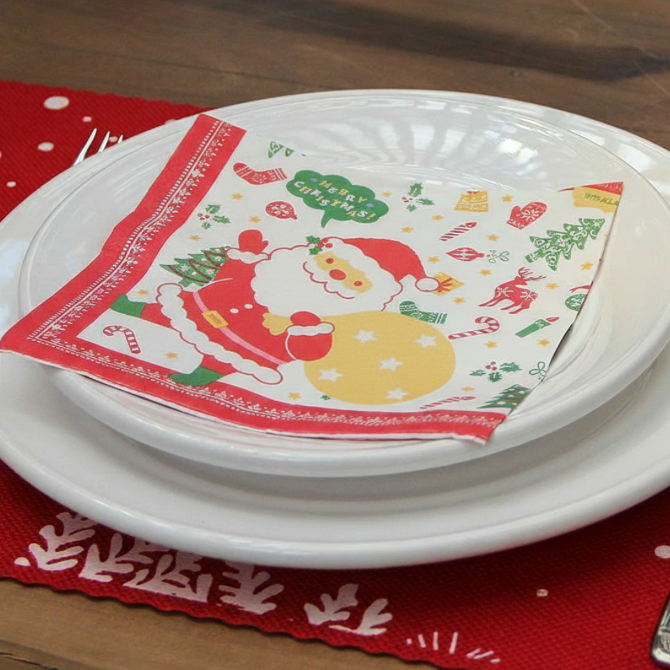 Paquete de Servilletas Art Christmas