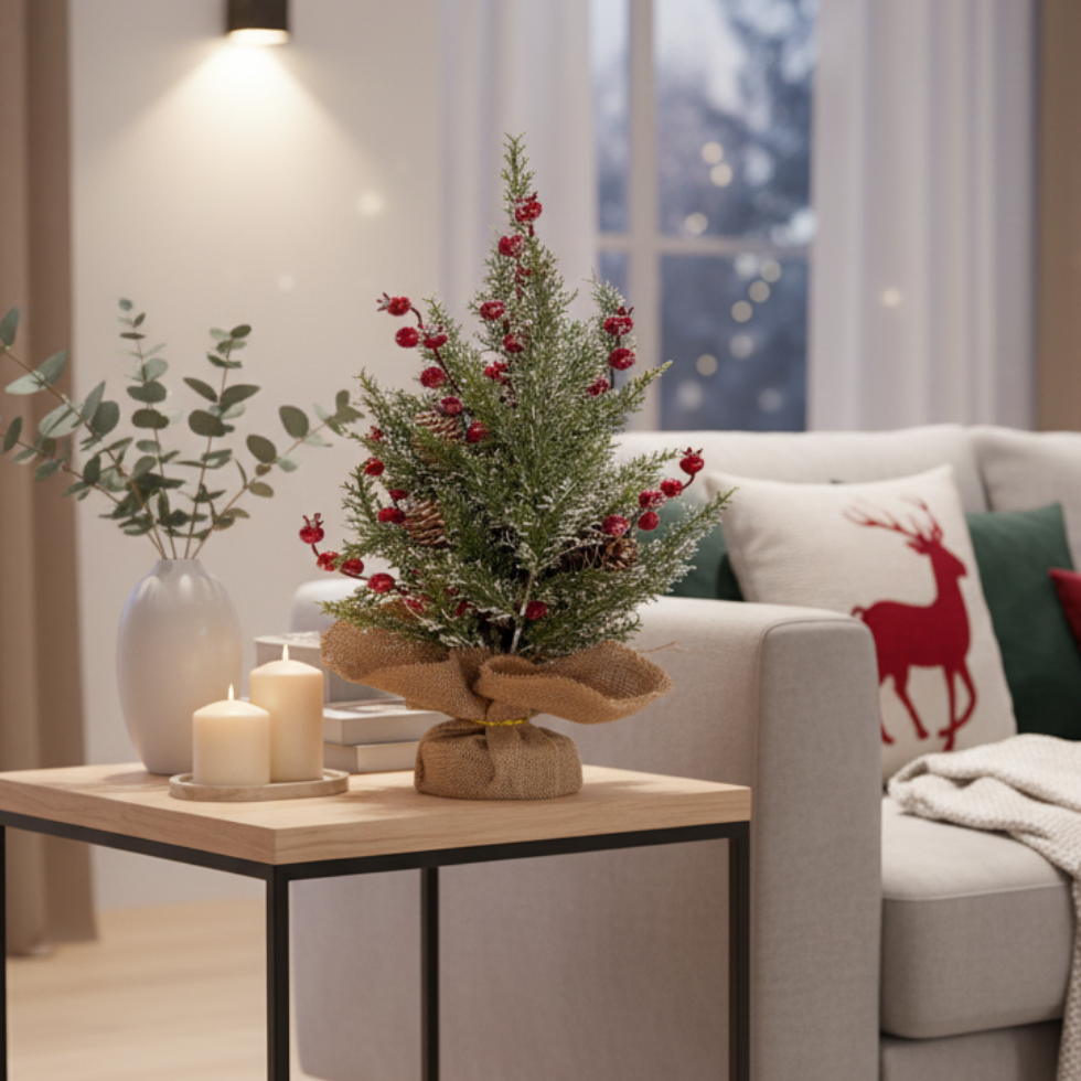 Arbol Snowy Berries 48 cm