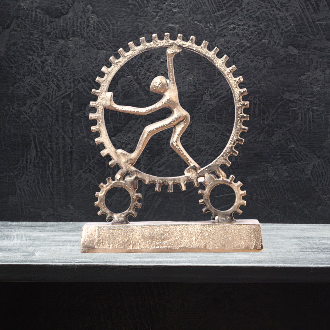 Escultura Rueda 25,5x20 cm