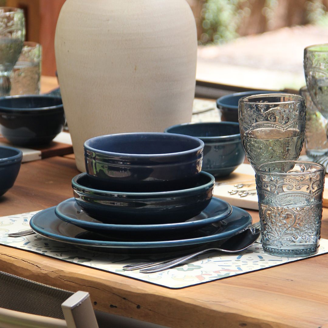 Plato Hondo Lisboa Azul