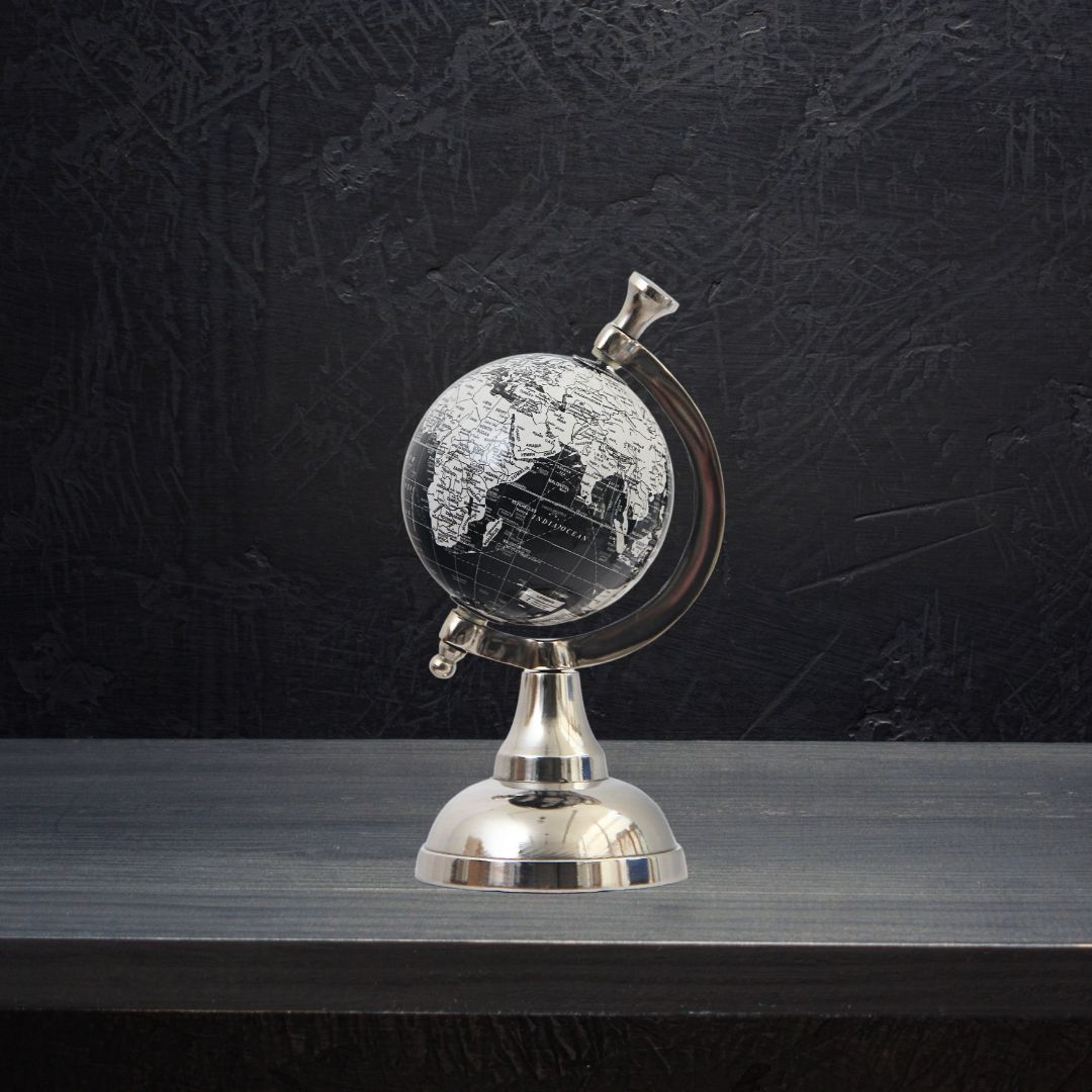 Globo Terraqueo B&W 28 cm