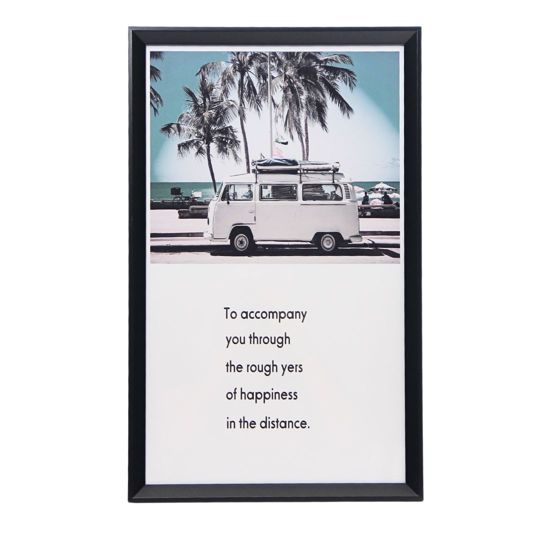 Cuadro Van 30x50 cm Marco Negro