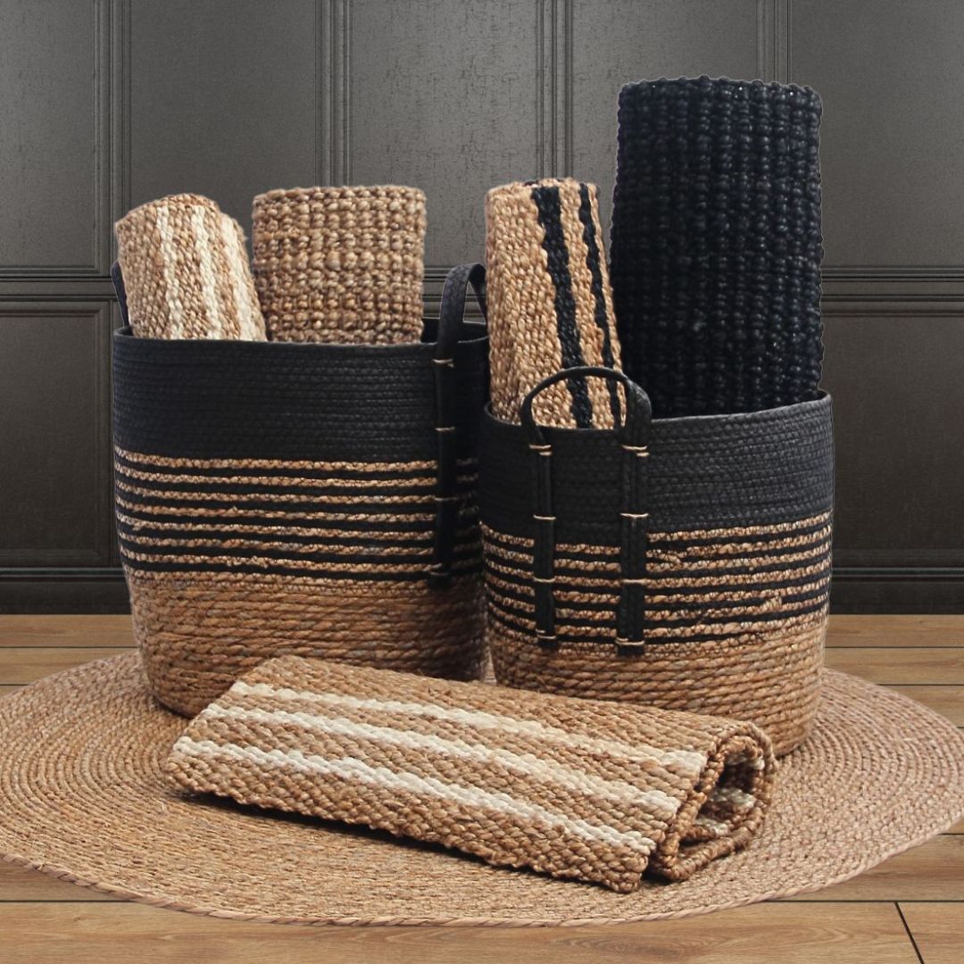 Alfombra Dumai Lineas Blancas 50 x 80 cm